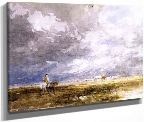 Going To The Hayfield By David Cox By David Cox