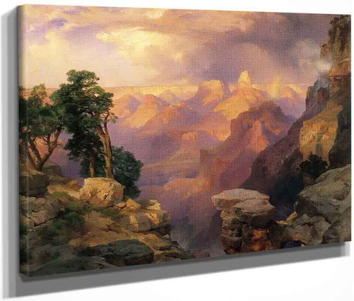 Grand Canyon With Rainbows By Thomas Moran By Thomas Moran