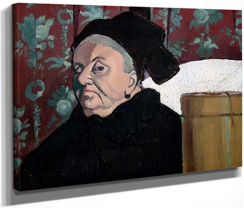 Grandmother By Emile Bernard  By Emile Bernard