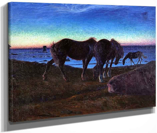 Grazing By The Shore By Nils Kreuger Grazing By The Shore By Nils Kreuger
