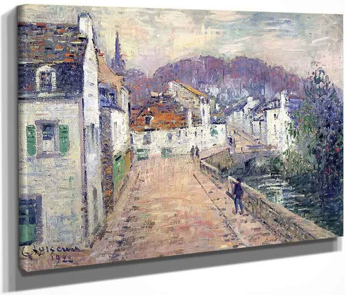 Grey Weather, Pont Aven By Gustave Loiseau By Gustave Loiseau