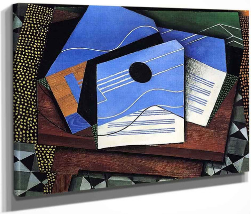Guitar On A Table 2 By Juan Gris