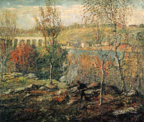 Harlem River2 By Ernest Lawson