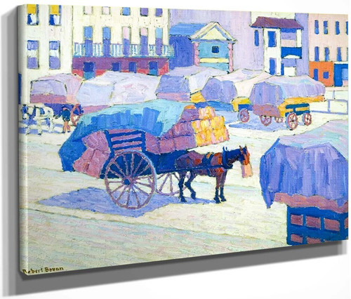 Hay Carts By Robert Bevan By Robert Bevan