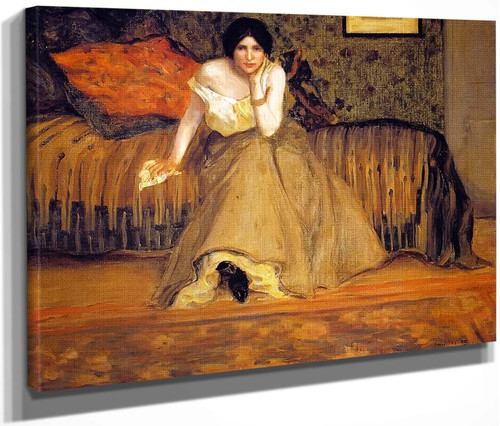 Helene By Frederick Carl Frieseke By Frederick Carl Frieseke