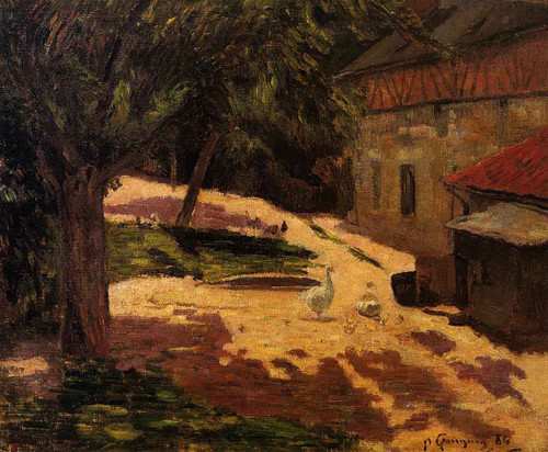 Henhouse By Paul Gauguin  By Paul Gauguin