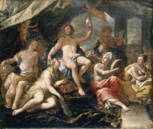 Hercules And Omphale By Luca Giordano, Aka Luca Fa Presto By Luca Giordano