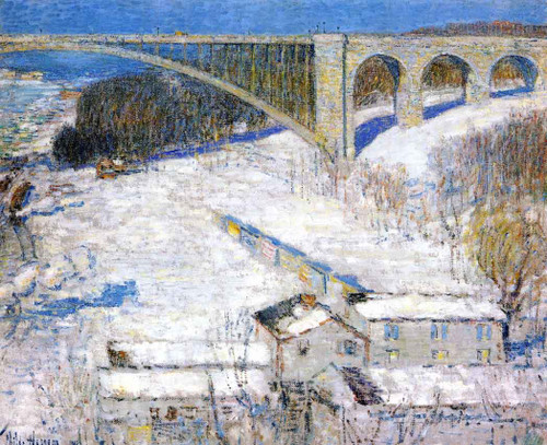 High Bridge By Frederick Childe Hassam  By Frederick Childe Hassam High Bridge By Frederick Childe Hassam  By Frederick Childe Hassam