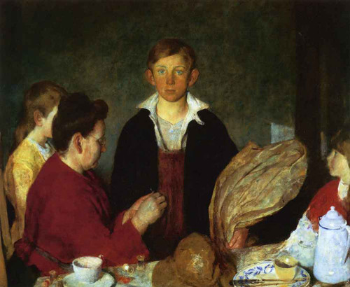 His First Voyage By Charles W. Hawthorne