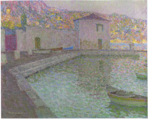 House By The Sea1 By Henri Le Sidaner By Henri Le Sidaner