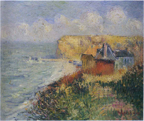 House By The Sea By Gustave Loiseau By Gustave Loiseau