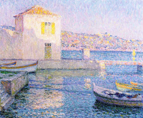 House By The Sea By Henri Le Sidaner By Henri Le Sidaner