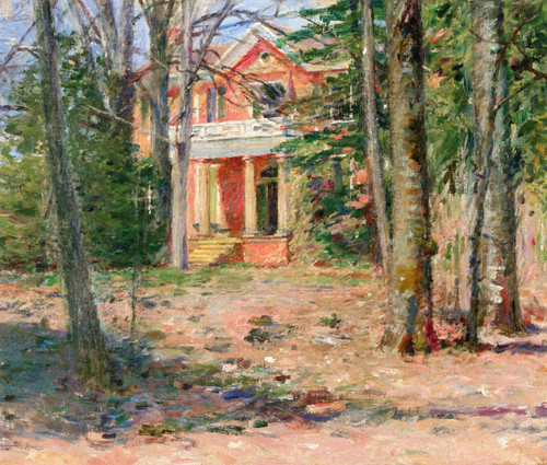 House In Virginia By Theodore Robinson