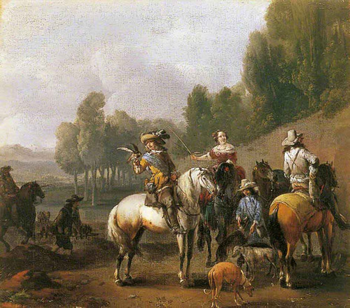 Hunting Party By Philips Wouwerman Dutch 1619 1668 Hunting Party By Philips Wouwerman Dutch 1619 1668