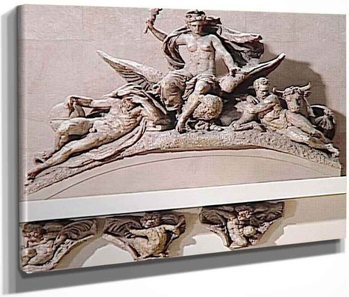 Imperial France Carrying The Light Of The World And Protecting Agriculture And Science By Jean Baptiste Carpeaux