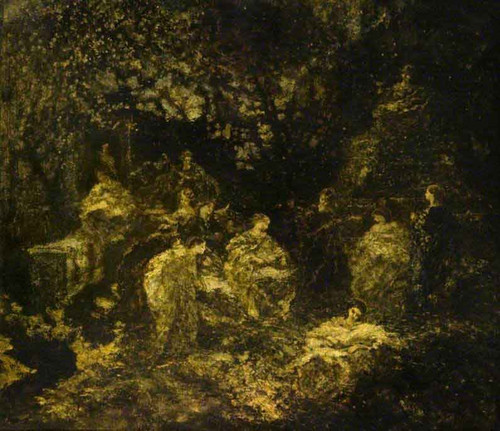 In The Forest 3 By Adolphe Joseph Thomas Monticelli