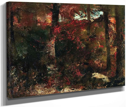 In The Forest By John La Farge By John La Farge