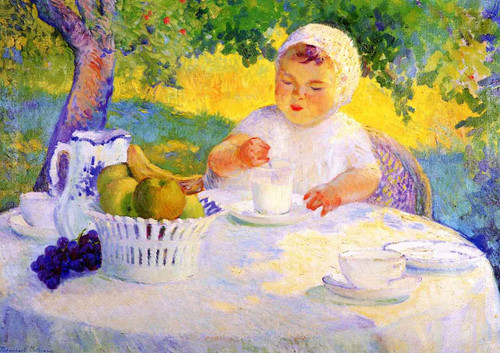 In The Garden By Bernhard Gutmann