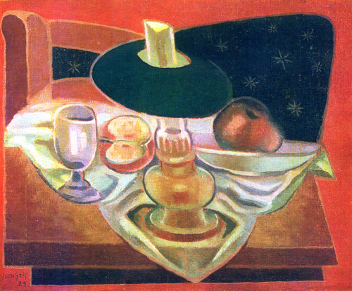 In The Lamplight By Juan Gris