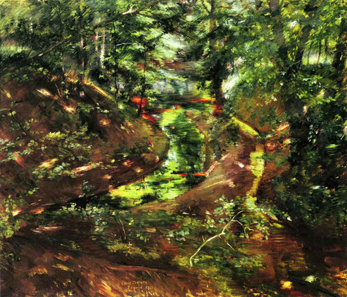 In The Woods Near Bernried By Lovis Corinth By Lovis Corinth