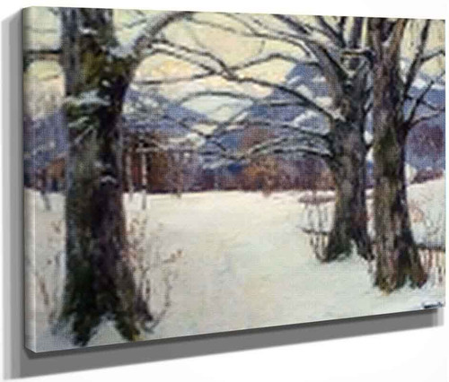 In Winter Light By Edward Cucuel By Edward Cucuel