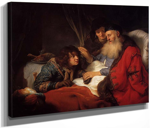 Isaac Blessing Jacob By Govaert Flinck