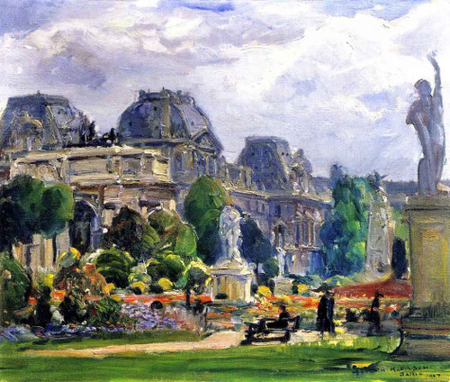 Jardin Du Carrousel, Paris By Joseph Kleitsch By Joseph Kleitsch