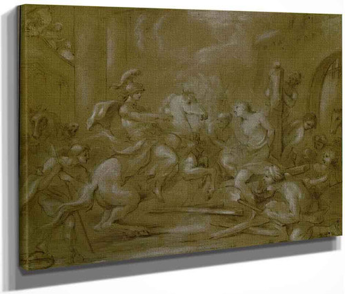 Jerusalem Delivered By Charles Joseph Natoire By Charles Joseph Natoire