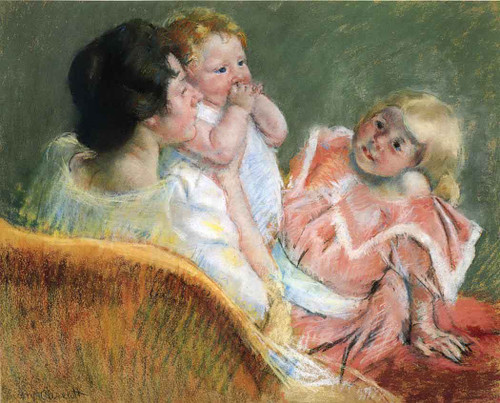 Jules Standing By His Mother By Mary Cassatt By Mary Cassatt Jules Standing By His Mother By Mary Cassatt By Mary Cassatt