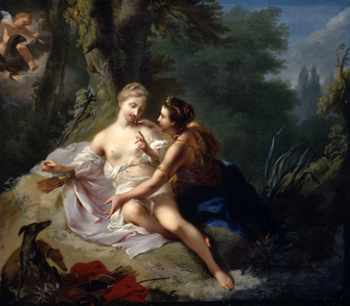 Jupiter In The Guise Of Diana Seducing Callisto By Johann Heinrich Tischbein The Elder Aka The Kasseler Tischbein German 1722 1789