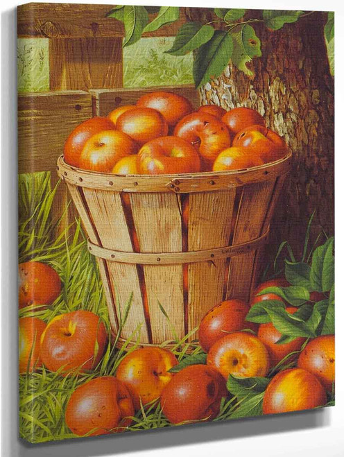 Apples In A Basket By Levi Wells Prentice By Levi Wells Prentice