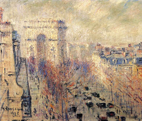 L'avenue De Friedland By Gustave Loiseau By Gustave Loiseau L'avenue De Friedland By Gustave Loiseau By Gustave Loiseau