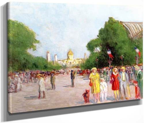 L'avenue Winston Churchill By Maximilien Luce By Maximilien Luce