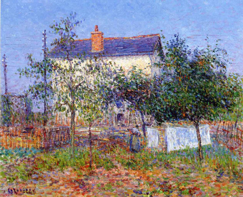 La Maison De Garde Barriere By Gustave Loiseau By Gustave Loiseau