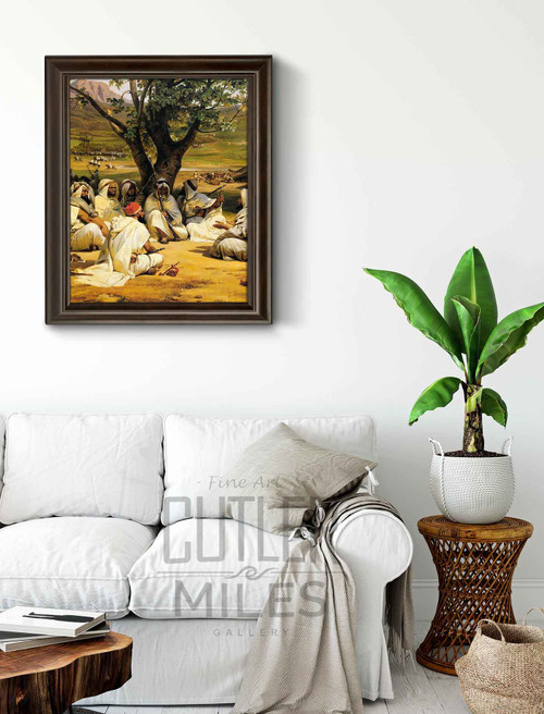 Arab Chieftains In Council  By Horace Vernet