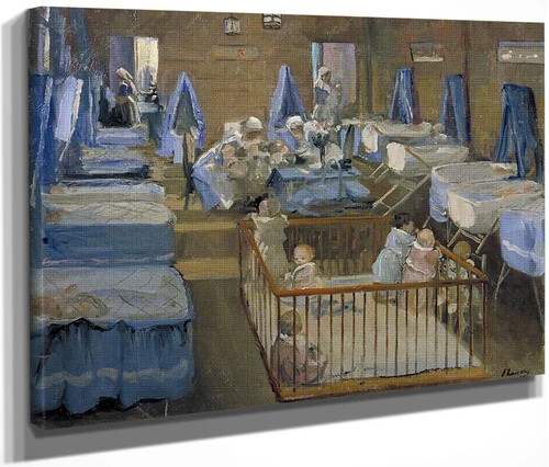 Lady Henry's Creche, Woolwich By Sir John Lavery, R.A. By Sir John Lavery, R.A.