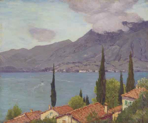 Lake Como1 By Charles Warren Eaton
