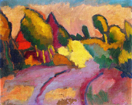 Landcape By Alexei Jawlensky By Alexei Jawlensky