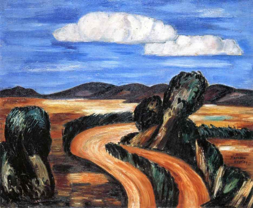 Landscape, New Mexico3 By Marsden Hartley
