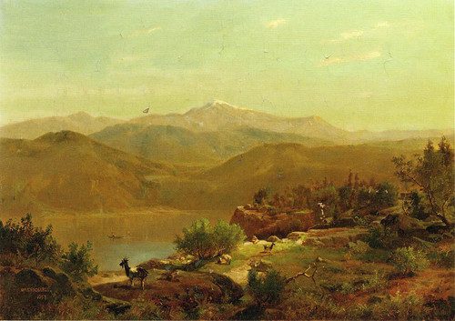 Landscape 1 By William Trost Richards By William Trost Richards