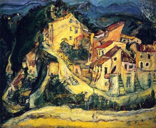 Landscape At Cagnes  23 By Chaim Soutine