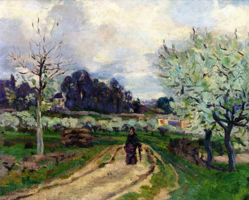 Landscape With Figure By Armand Guillaumin Landscape With Figure By Armand Guillaumin