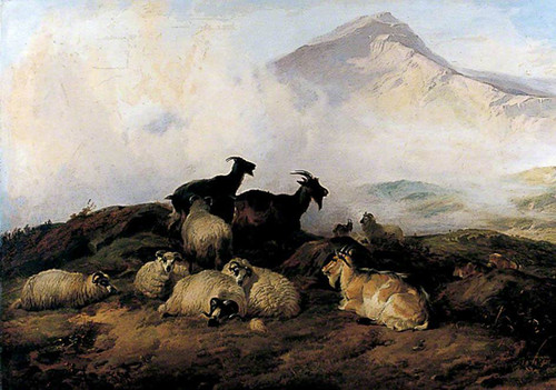 Landscape With Sheep And Goats1 By Thomas Sidney Cooper By Thomas Sidney Cooper