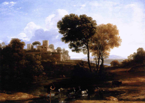 Landscape With Shepherds By Claude Lorrain By Claude Lorrain