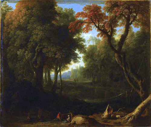 Landscape With Shepherds By Laurent De La Hyre