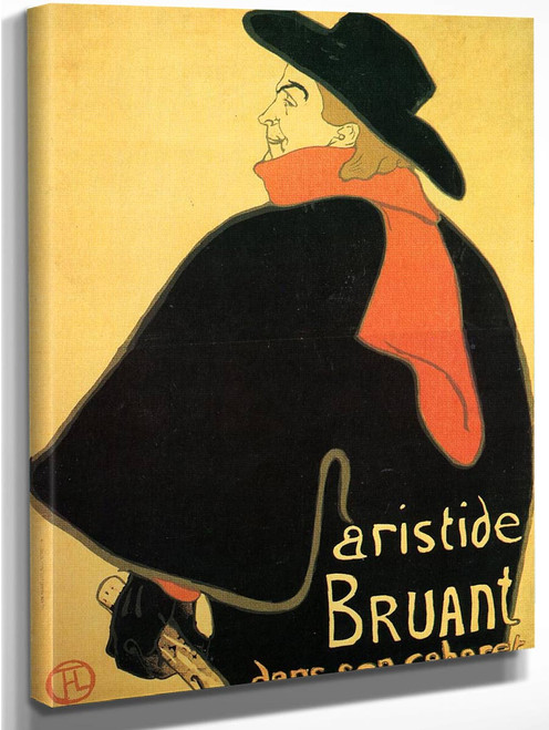 Aristide Bruant Dans Son Cabaret By Henri De Toulouse Lautrec