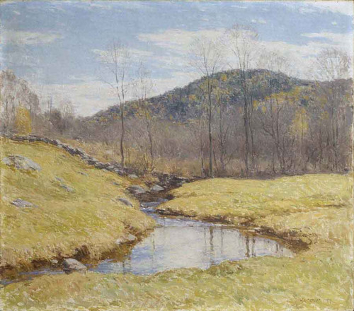 Late Autumn By Willard Leroy Metcalf By Willard Leroy Metcalf