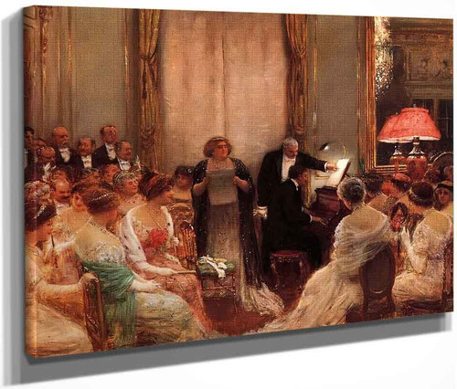 Le Concert Prive By Jean Georges Beraud By Jean Georges Beraud