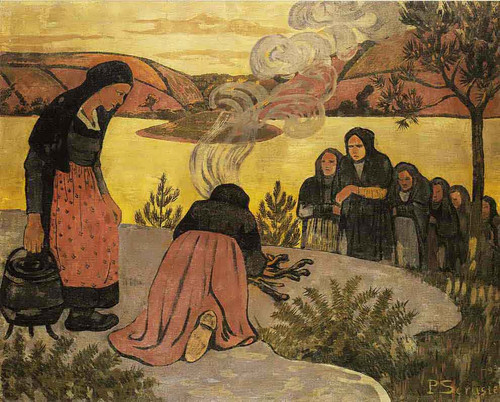 Le Feu Dehors By Paul Serusier Le Feu Dehors By Paul Serusier