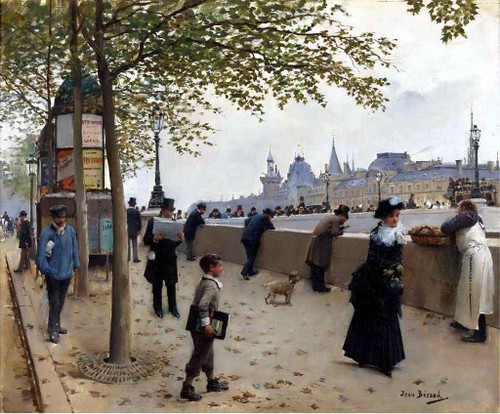 Le Pont Neuf By Jean Georges Beraud By Jean Georges Beraud